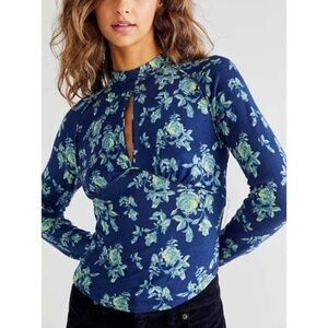 Free People Dinner Party Keyhole Top